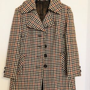 Louisodec Vintage Houndstooth Peacoat
